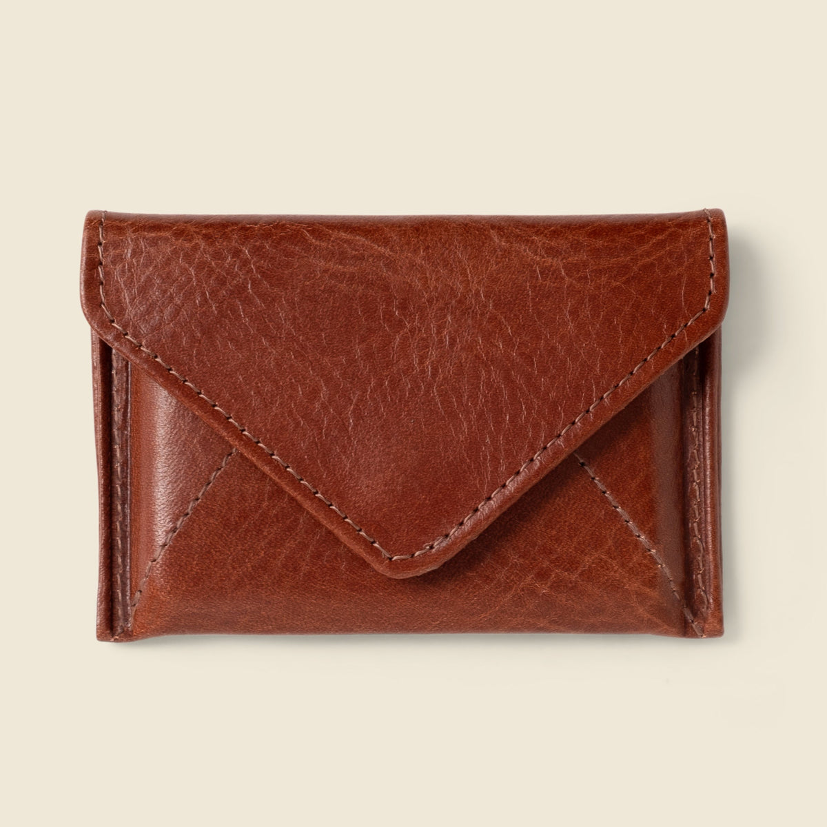 Mini Envelope Wallet with RFID Protection - Chocolate