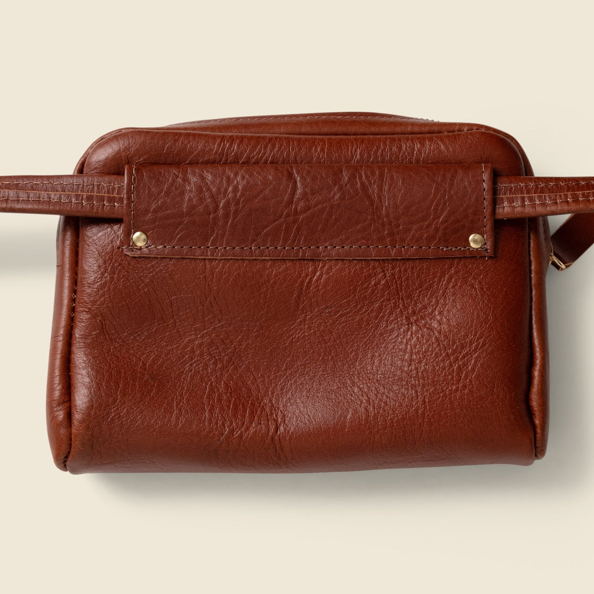 Leather Fanny Pack - Chocolate