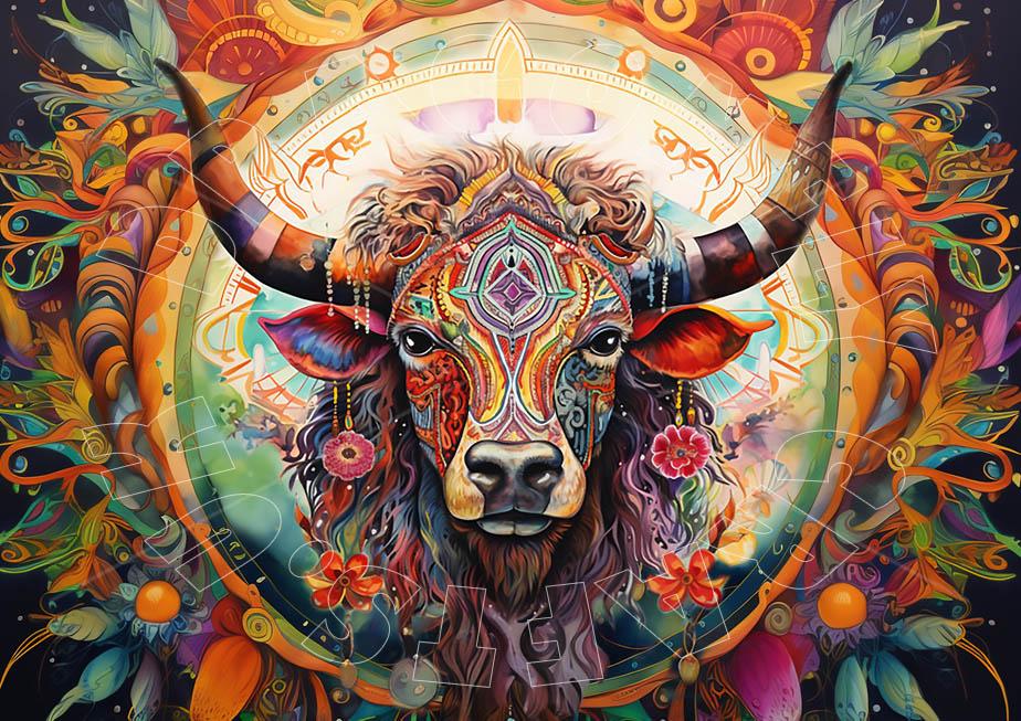 Dragonfly Crafts - Painted Bull
