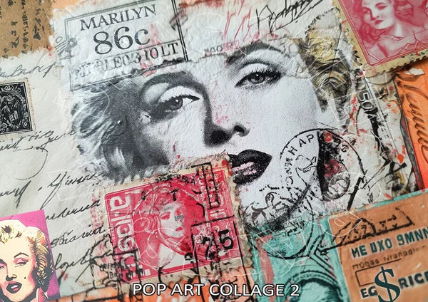Dragonfly Crafts - Pop Art Collage 2