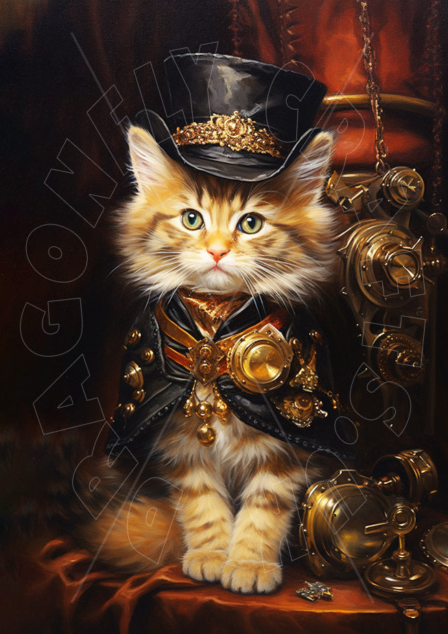 Dragonfly Crafts - Steampunk Kitten
