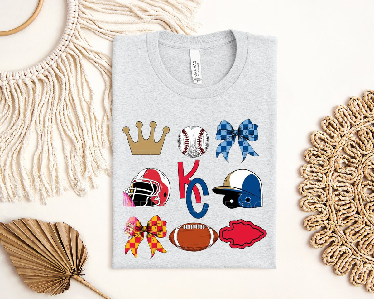 Royals/Chiefs Coquette Graphic Tee