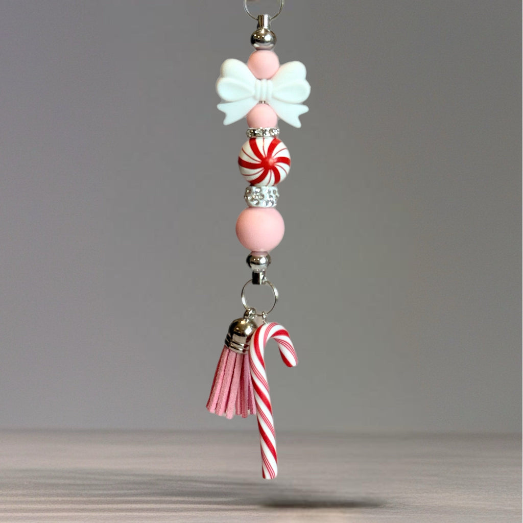 Candy Cane Deluxe Bar Charm- Tumbler Handle Charm