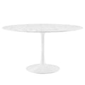 Lippa 54" Round Faux Marble Dining Table by Modway - EEI-1132
