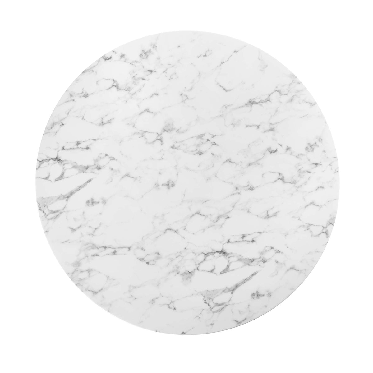 Lippa 54" Round Faux Marble Dining Table by Modway - EEI-1132