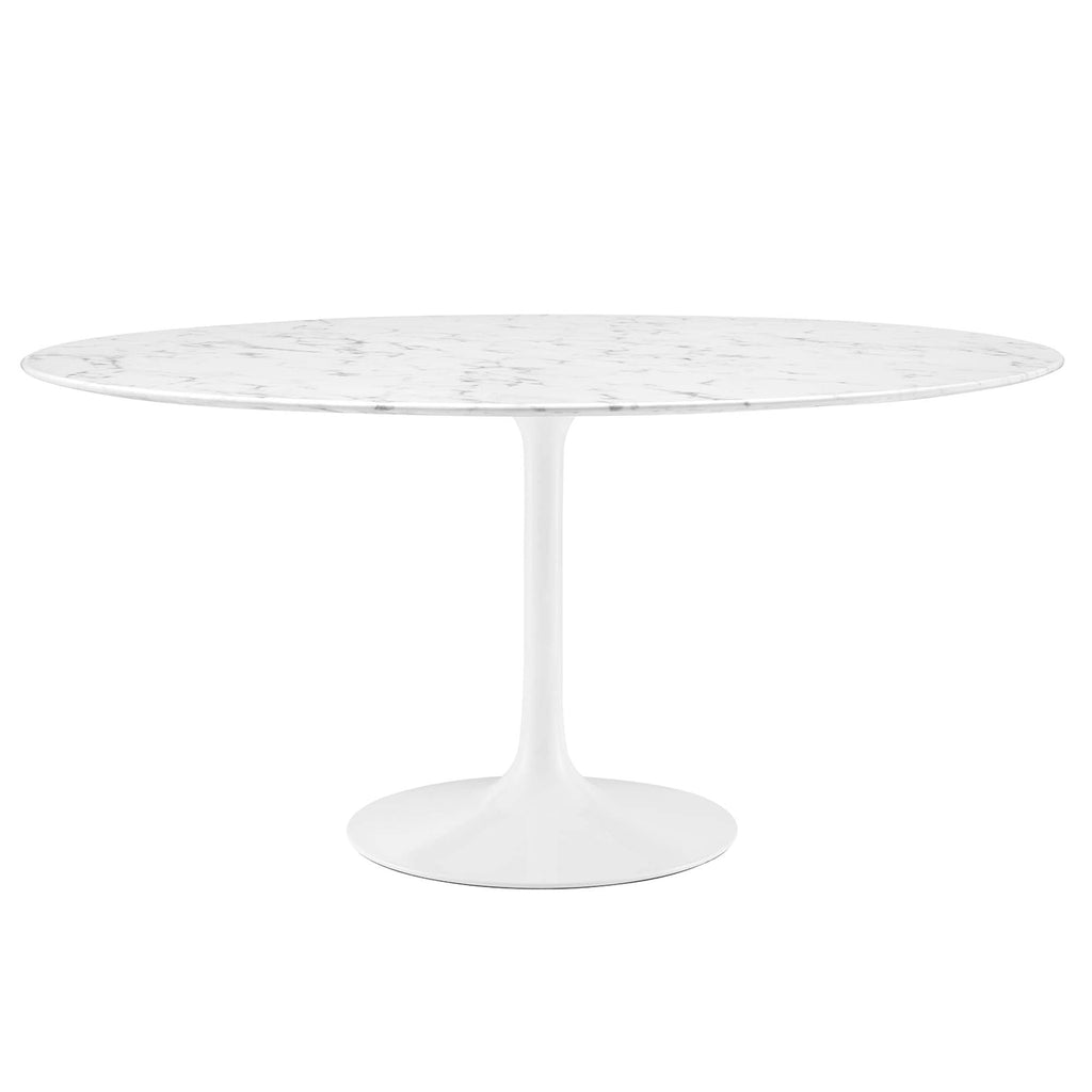 Lippa 60" Round Faux Marble Dining Table by Modway - EEI-1133