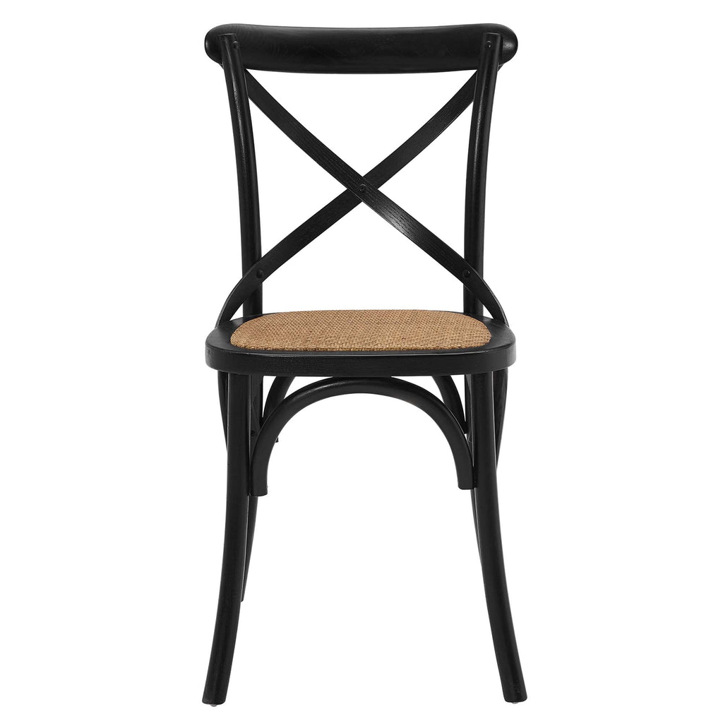 Gear Dining Side Chair by Modway - Black / Gray / Harbor / Midnight Blue / Natural / Walnut / White