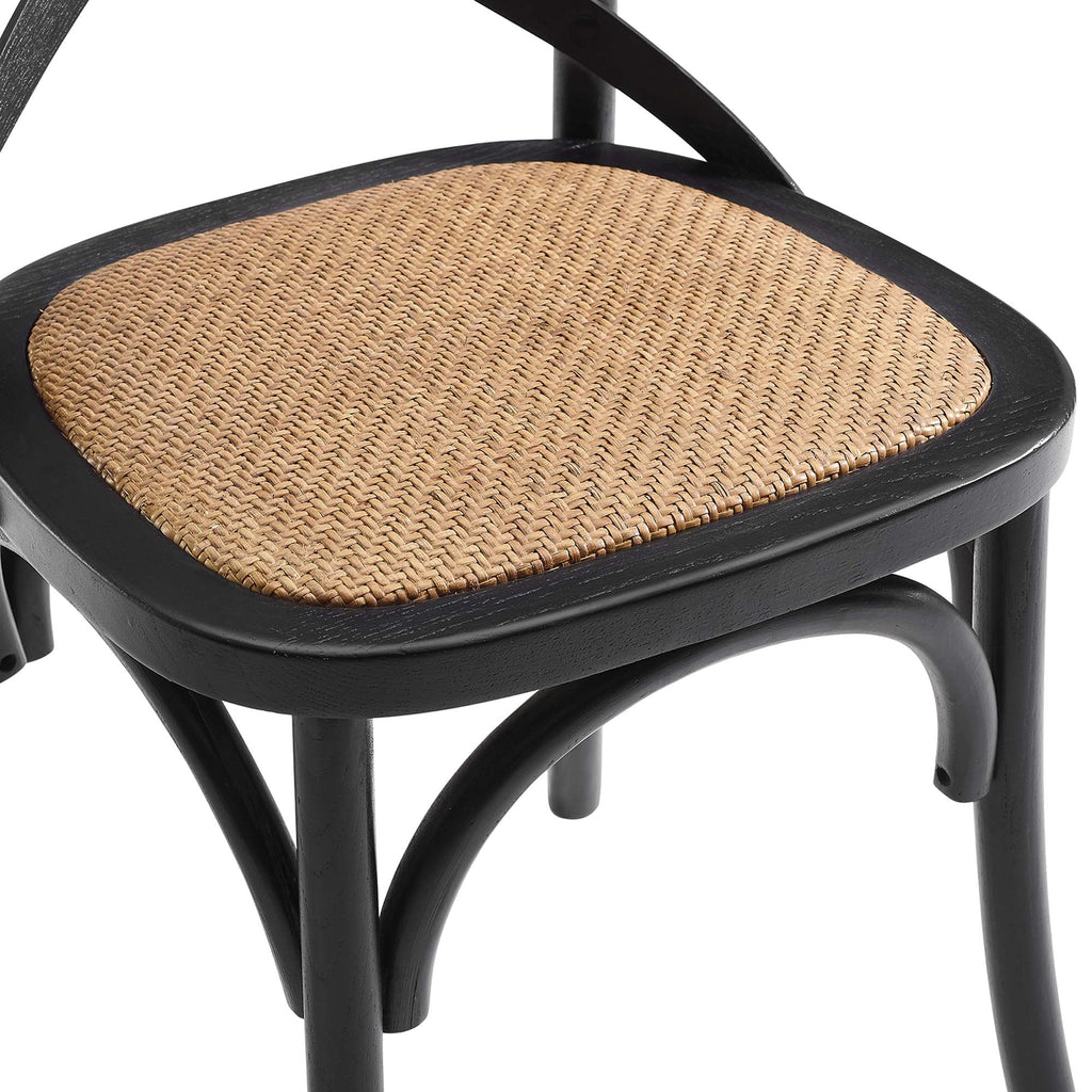 Gear Dining Side Chair by Modway - Black / Gray / Harbor / Midnight Blue / Natural / Walnut / White