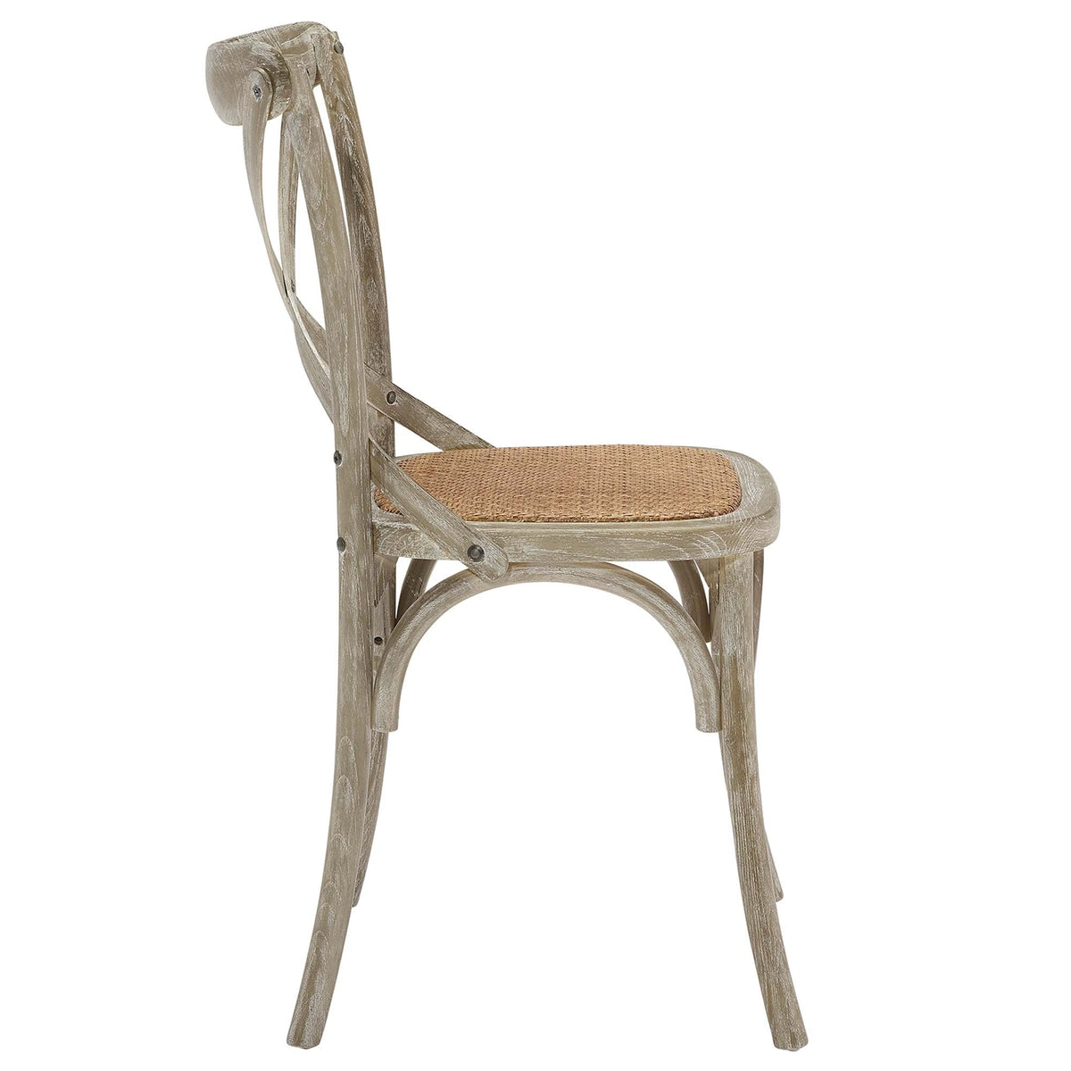 Gear Dining Side Chair by Modway - Black / Gray / Harbor / Midnight Blue / Natural / Walnut / White
