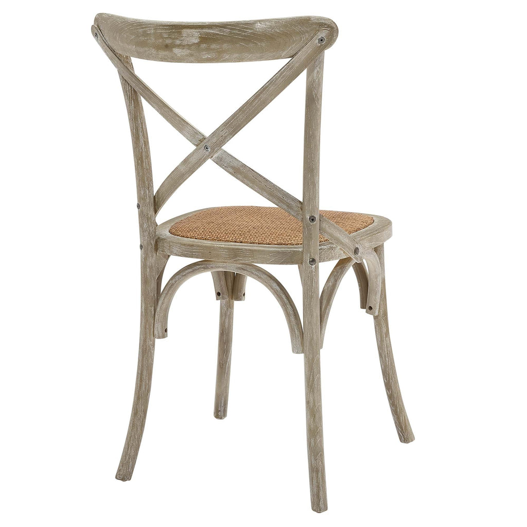 Gear Dining Side Chair by Modway - Black / Gray / Harbor / Midnight Blue / Natural / Walnut / White