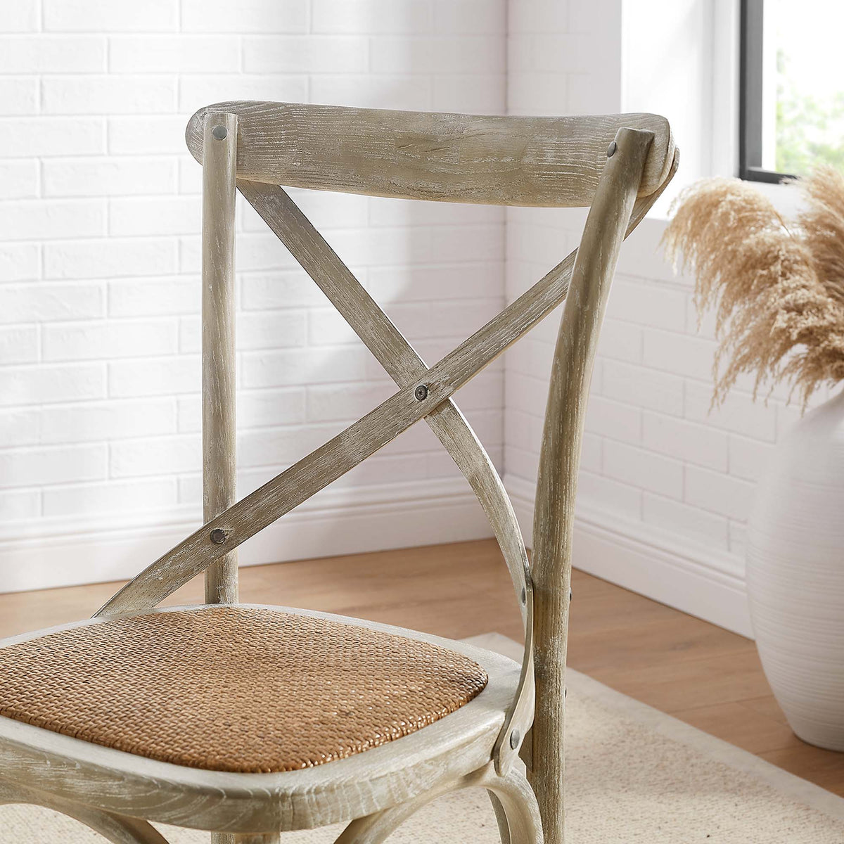 Gear Dining Side Chair by Modway - Black / Gray / Harbor / Midnight Blue / Natural / Walnut / White