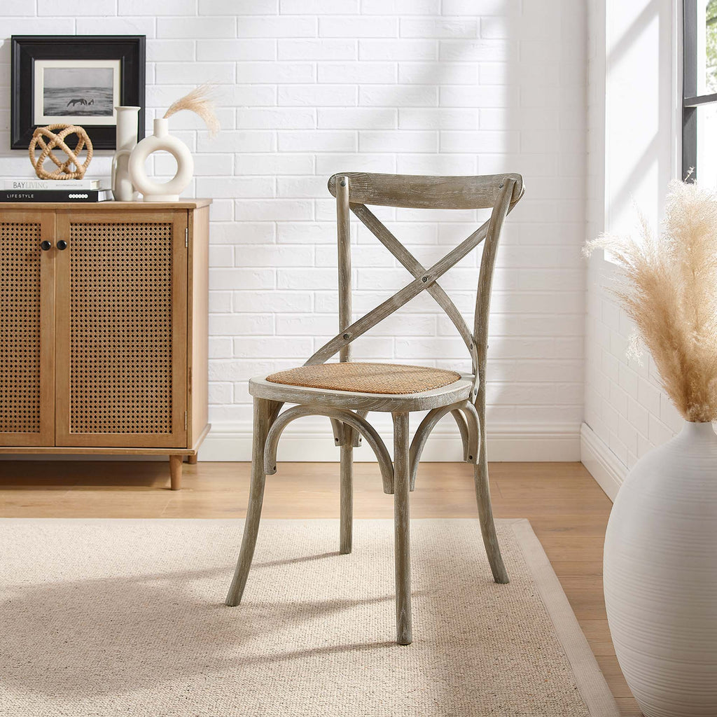 Gear Dining Side Chair by Modway - Black / Gray / Harbor / Midnight Blue / Natural / Walnut / White