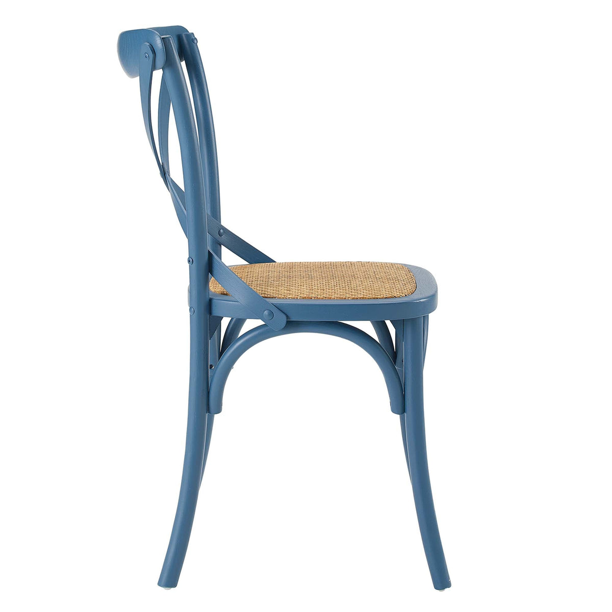 Gear Dining Side Chair by Modway - Black / Gray / Harbor / Midnight Blue / Natural / Walnut / White