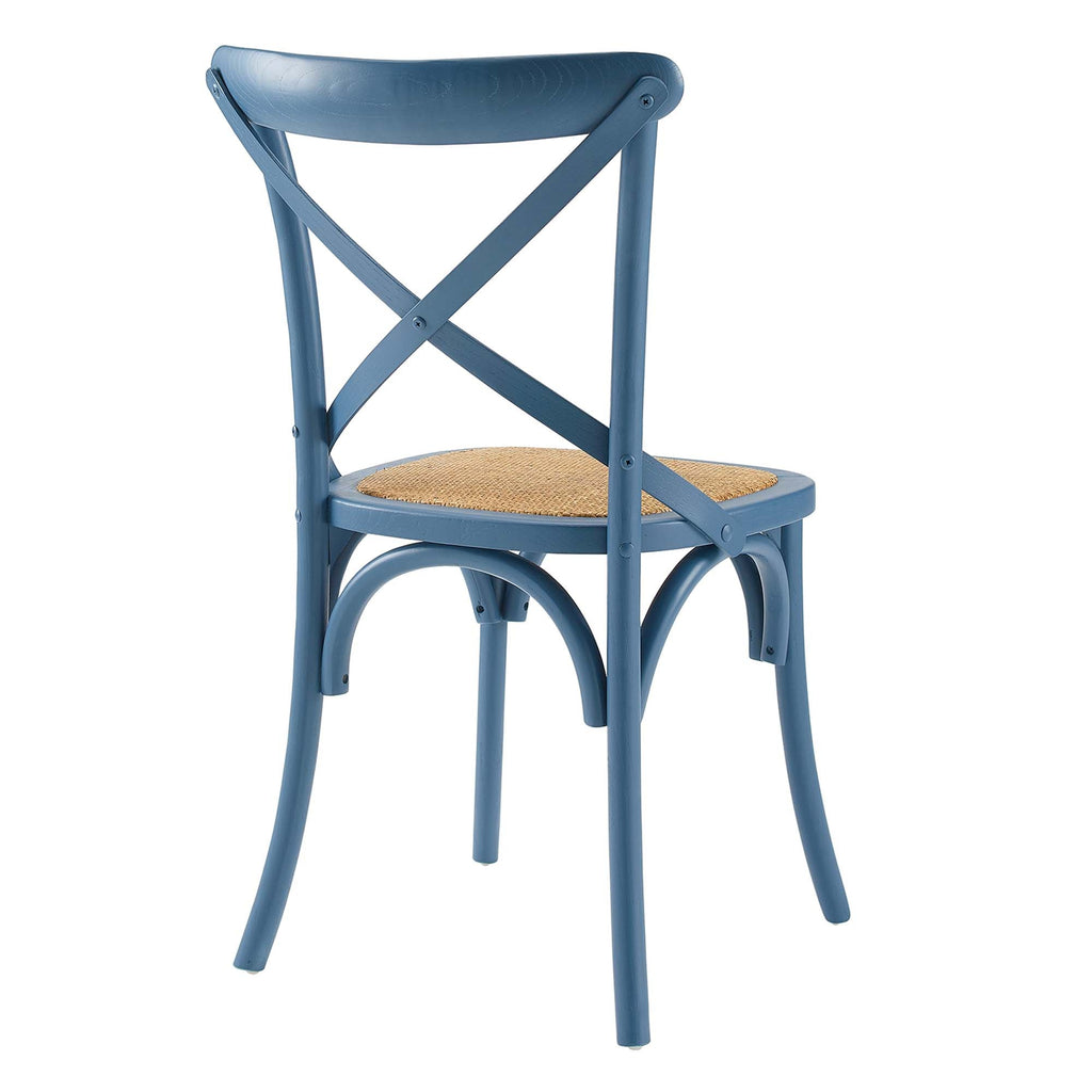 Gear Dining Side Chair by Modway - Black / Gray / Harbor / Midnight Blue / Natural / Walnut / White