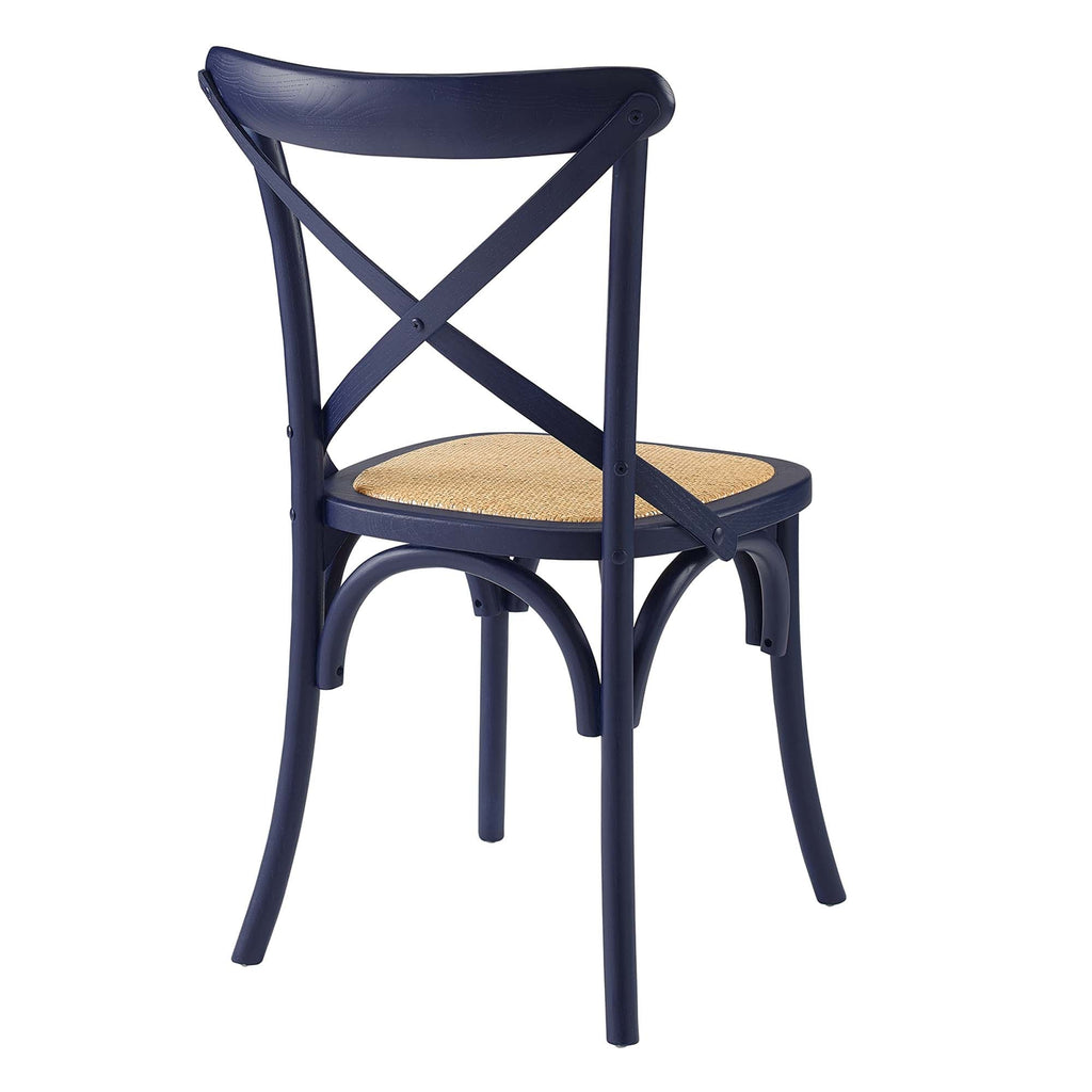 Gear Dining Side Chair by Modway - Black / Gray / Harbor / Midnight Blue / Natural / Walnut / White