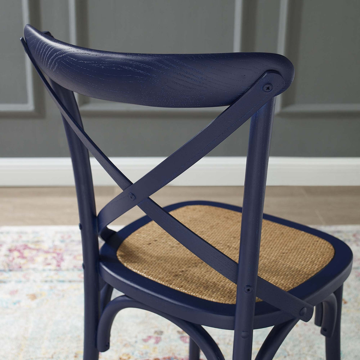 Gear Dining Side Chair by Modway - Black / Gray / Harbor / Midnight Blue / Natural / Walnut / White