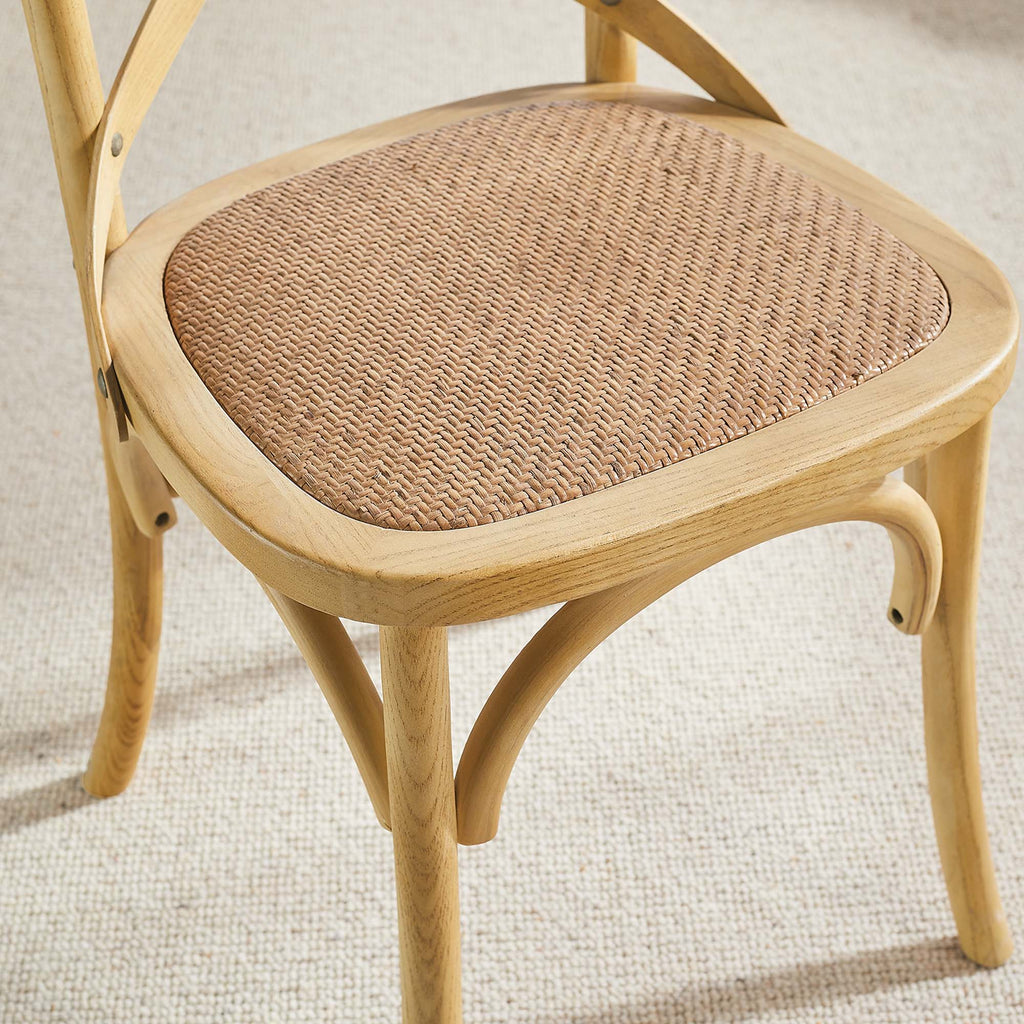 Gear Dining Side Chair by Modway - Black / Gray / Harbor / Midnight Blue / Natural / Walnut / White