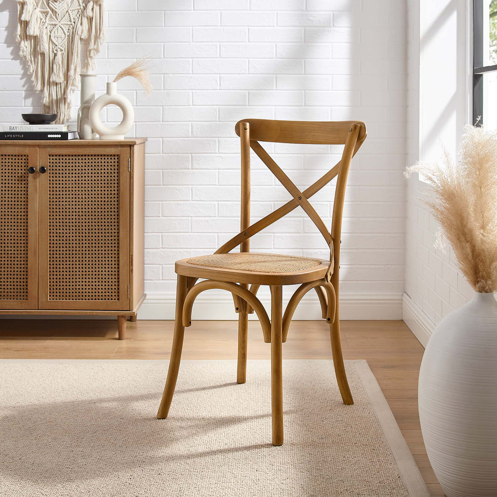 Gear Dining Side Chair by Modway - Black / Gray / Harbor / Midnight Blue / Natural / Walnut / White
