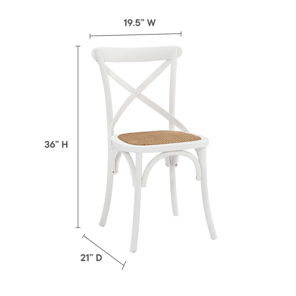 Gear Dining Side Chair by Modway - Black / Gray / Harbor / Midnight Blue / Natural / Walnut / White