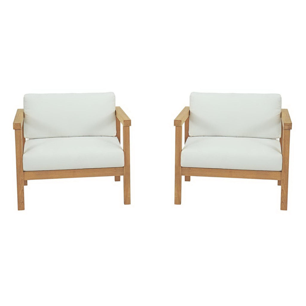 Bayport 2 Piece Outdoor Patio Teak Set by Modway