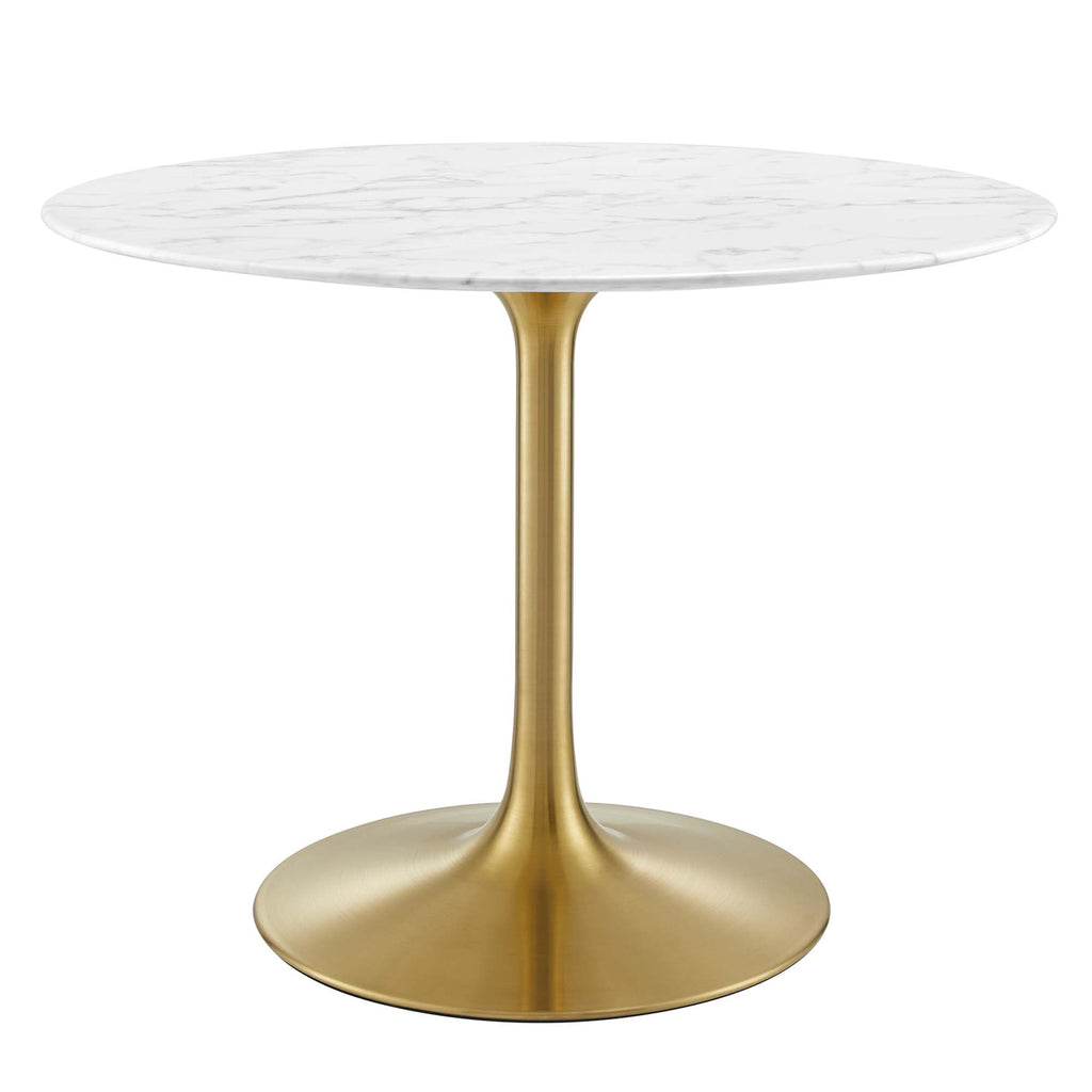 Lippa 40" Round Faux Marble Dining Table by Modway - EEI-3231