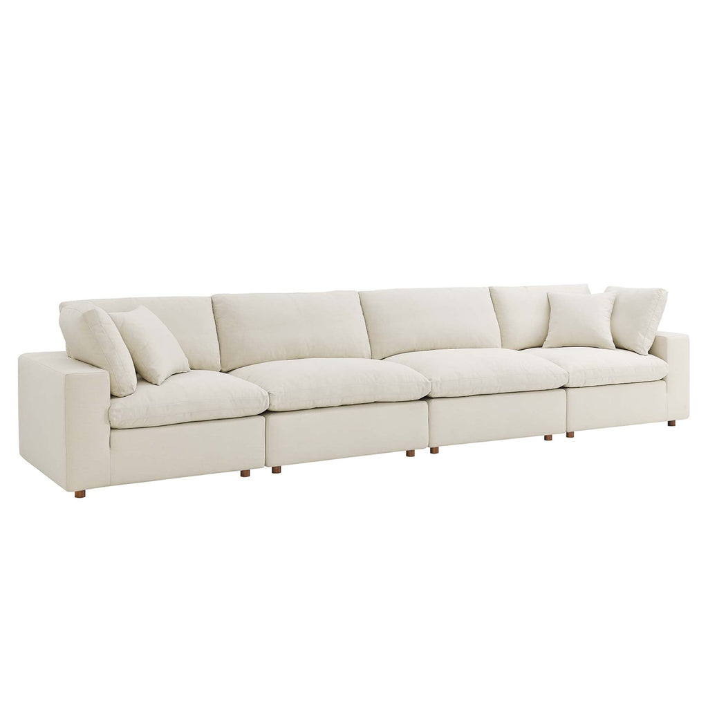 Commix 4 Piece Down Filled Overstuffed Sectional Sofa Set by Modway - EEI-3357