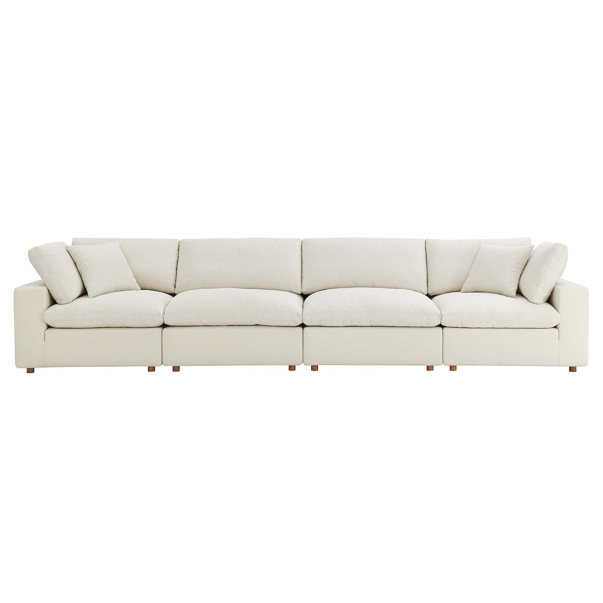 Commix 4 Piece Down Filled Overstuffed Sectional Sofa Set by Modway - EEI-3357