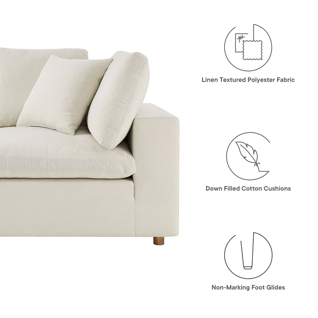Commix 4 Piece Down Filled Overstuffed Sectional Sofa Set by Modway - EEI-3357