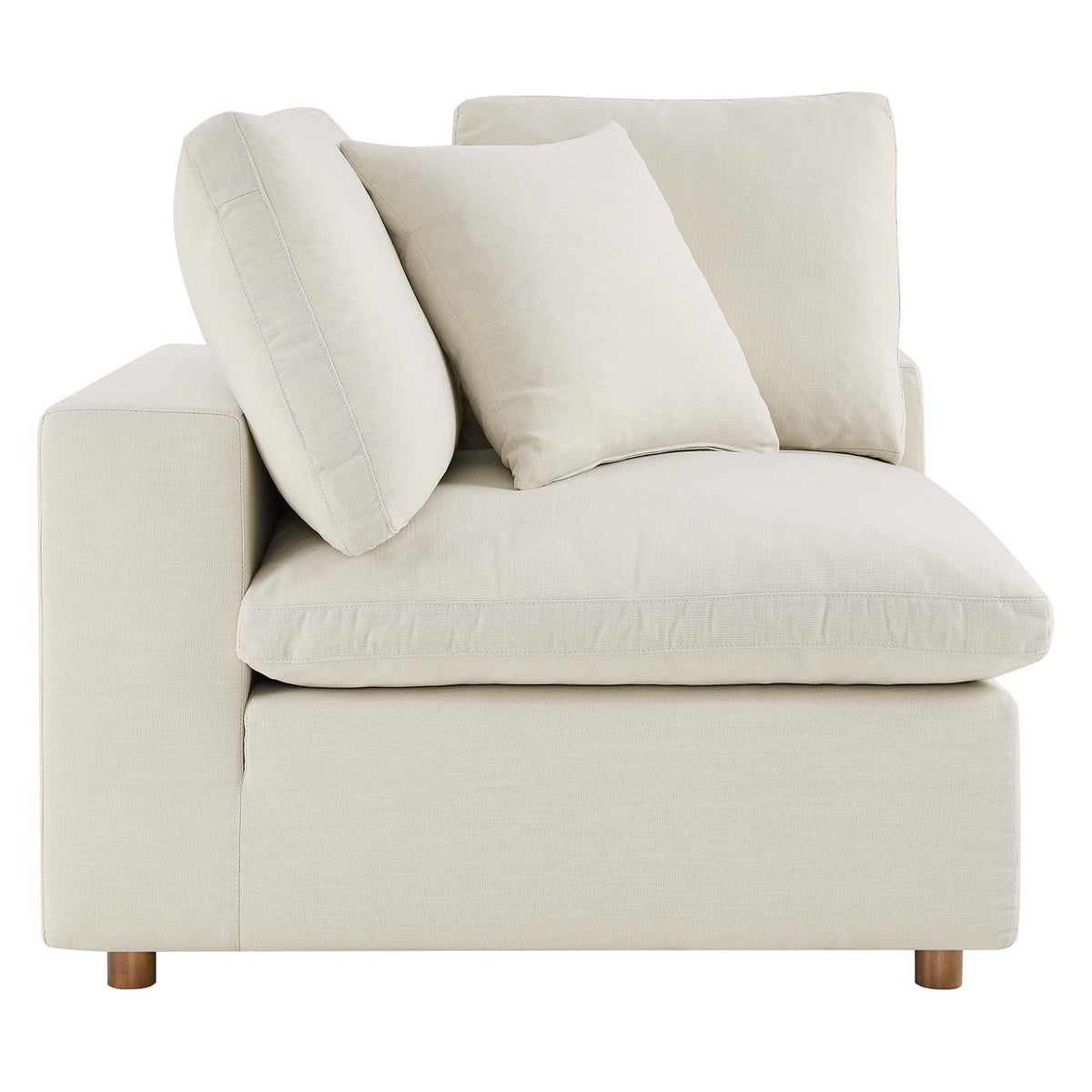 Commix 5-Piece Down Filled Overstuffed Armless Sectional Sofa by Modway