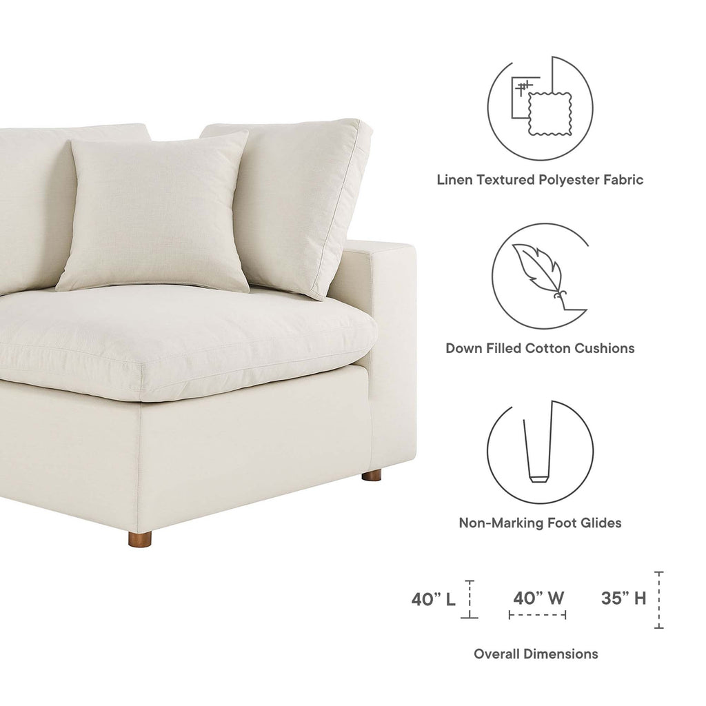 Commix 8-Piece Down Filled Overstuffed Sectional Sofa by Modway