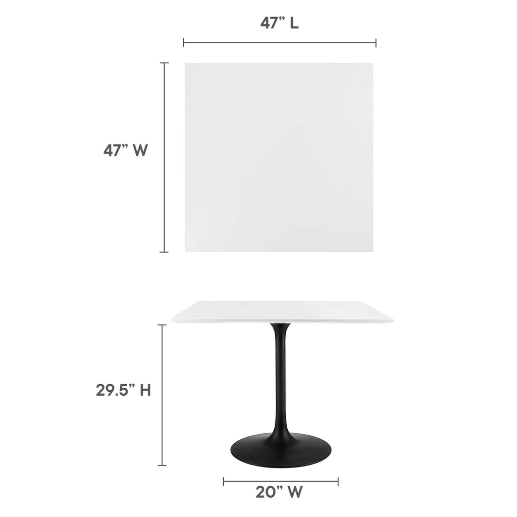 Lippa 36" Square Wood Dining Table by Modway - EEI-3514
