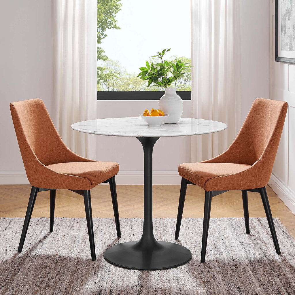 Lippa 36" Round Faux Marble Dining Table by Modway - EEI-3516