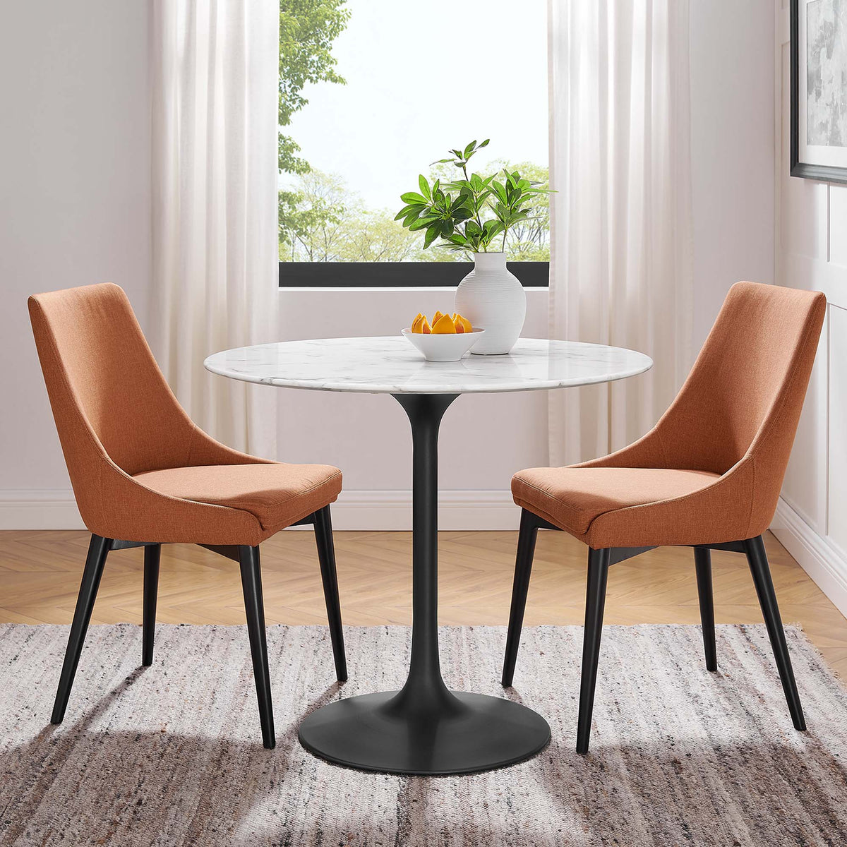 Lippa 36" Round Faux Marble Dining Table by Modway - EEI-3516