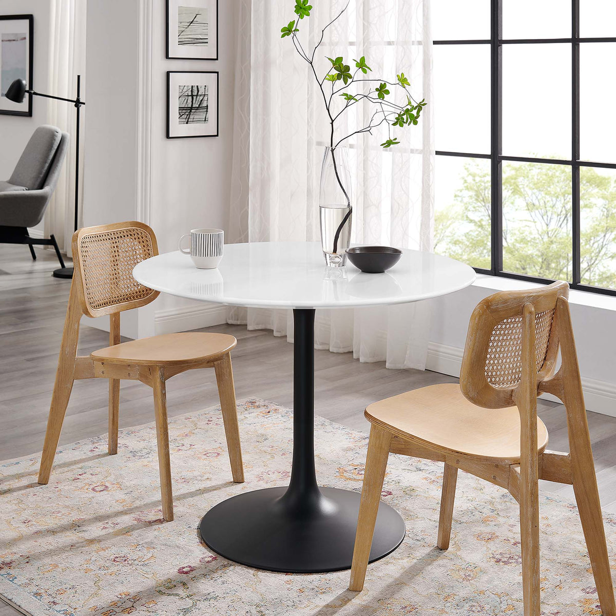 Lippa 40" Round Wood Dining Table by Modway - EEI-3521