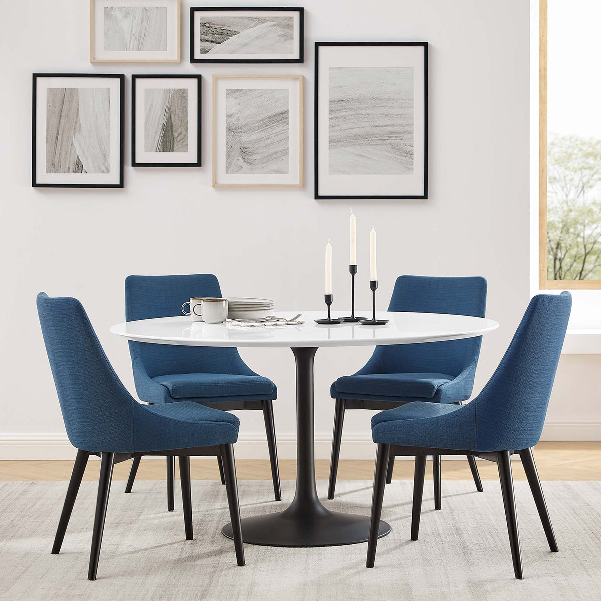 Lippa 54" Round Wood Dining Table by Modway - EEI-3523