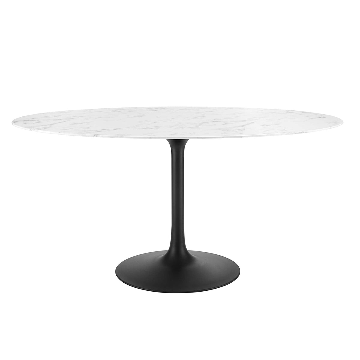 Lippa 60" Oval Faux Marble Dining Table by Modway - EEI-3531