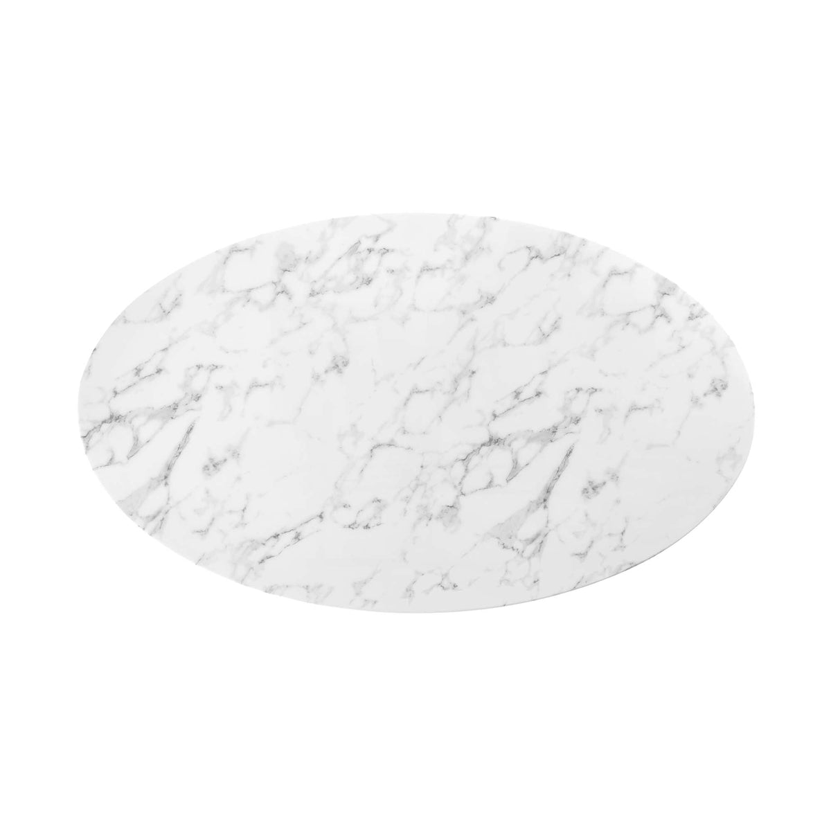 Lippa 60" Oval Faux Marble Dining Table by Modway - EEI-3531