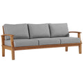 Marina Outdoor Patio Teak Sofa by Modway