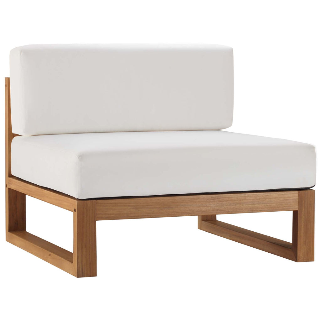 Upland 3-Piece Outdoor Patio Teak Wood Sectional Sofa Set by Modway - EEI-4254