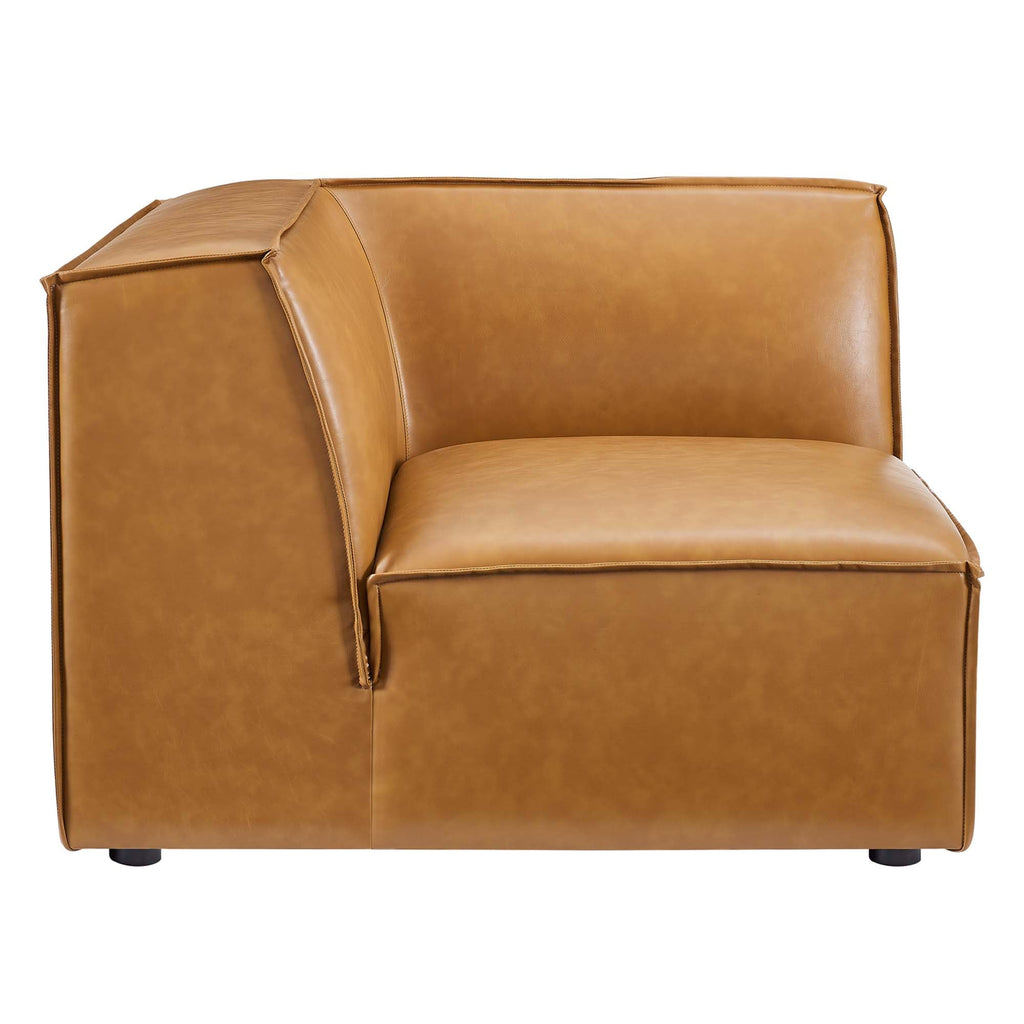Restore 6-Piece Vegan Leather Sectional Sofa by Modway - EEI-4715