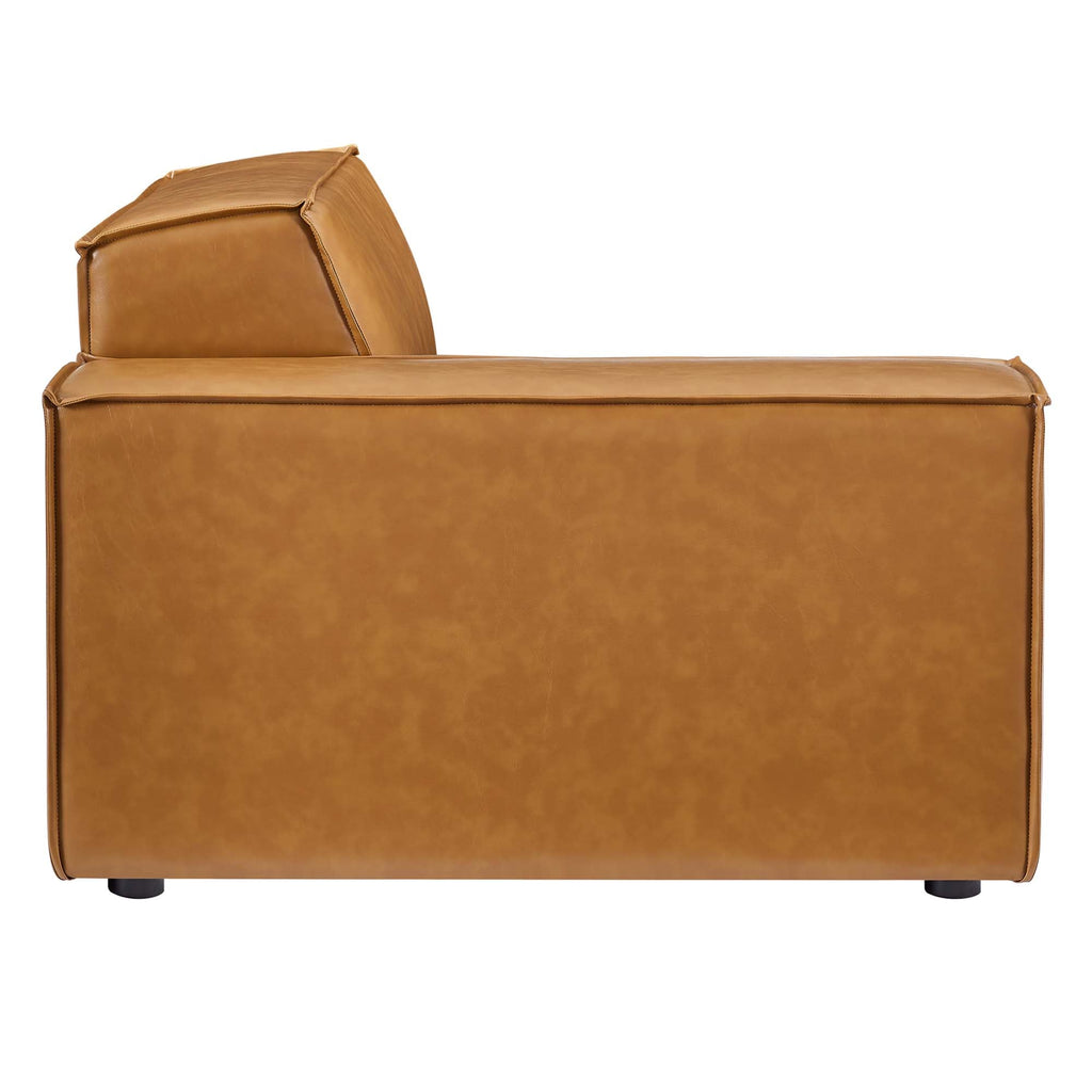 Restore 6-Piece Vegan Leather Sectional Sofa by Modway - EEI-4715