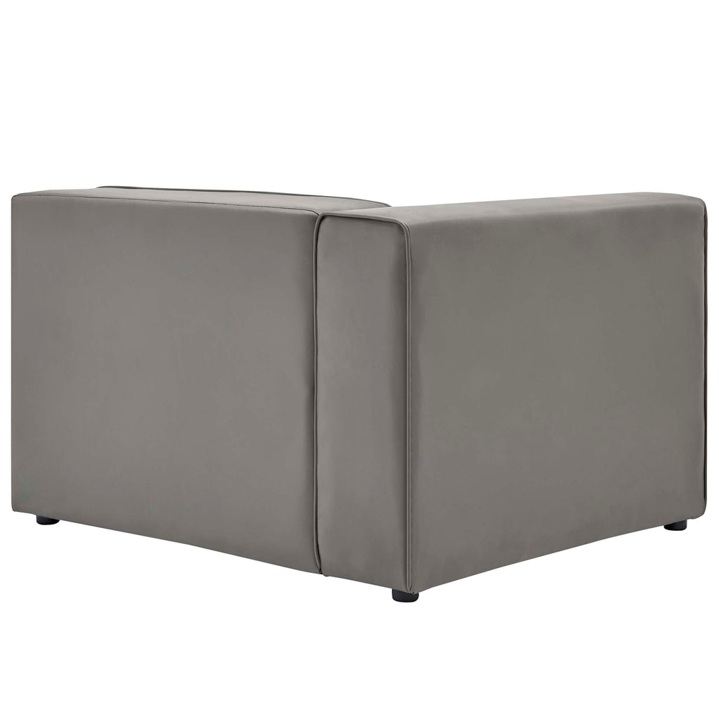 Mingle 4-Piece Vegan Leather Sectional Sofa by Modway