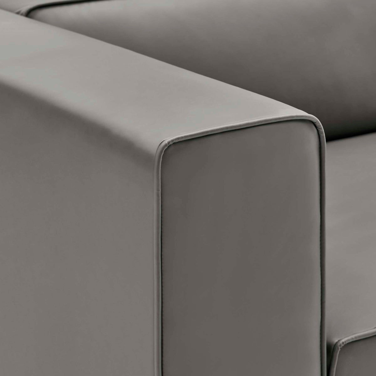 Mingle 4-Piece Vegan Leather Sectional Sofa by Modway