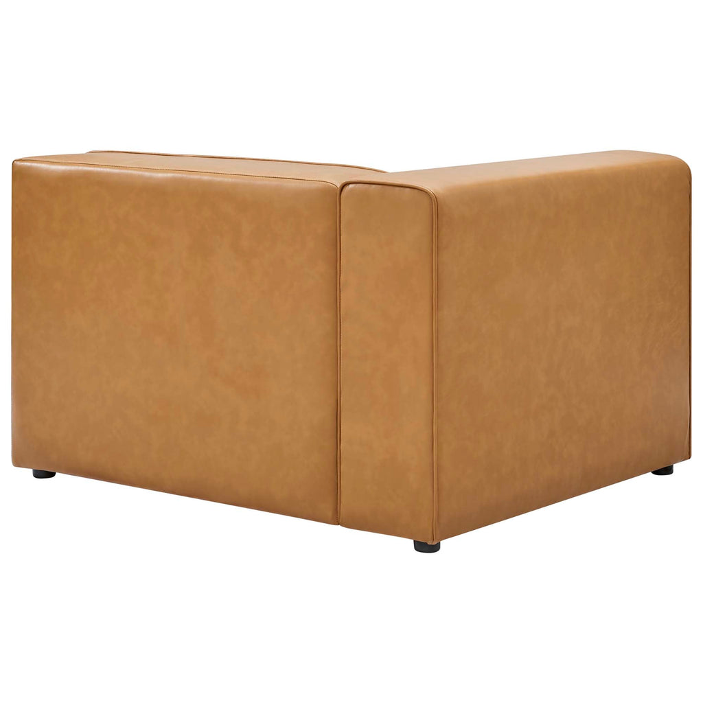 Mingle 4-Piece Vegan Leather Sectional Sofa by Modway