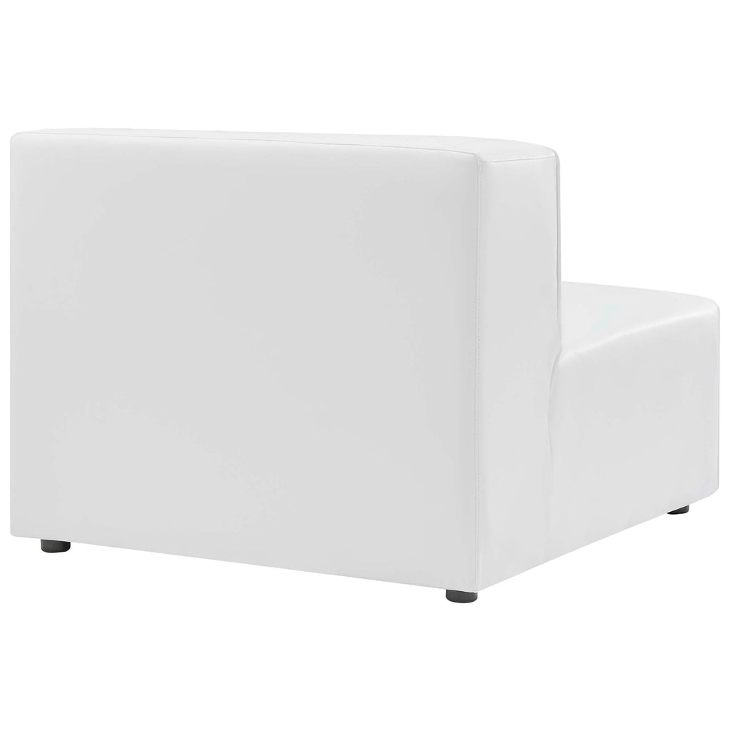 Mingle 4-Piece Vegan Leather Sectional Sofa by Modway