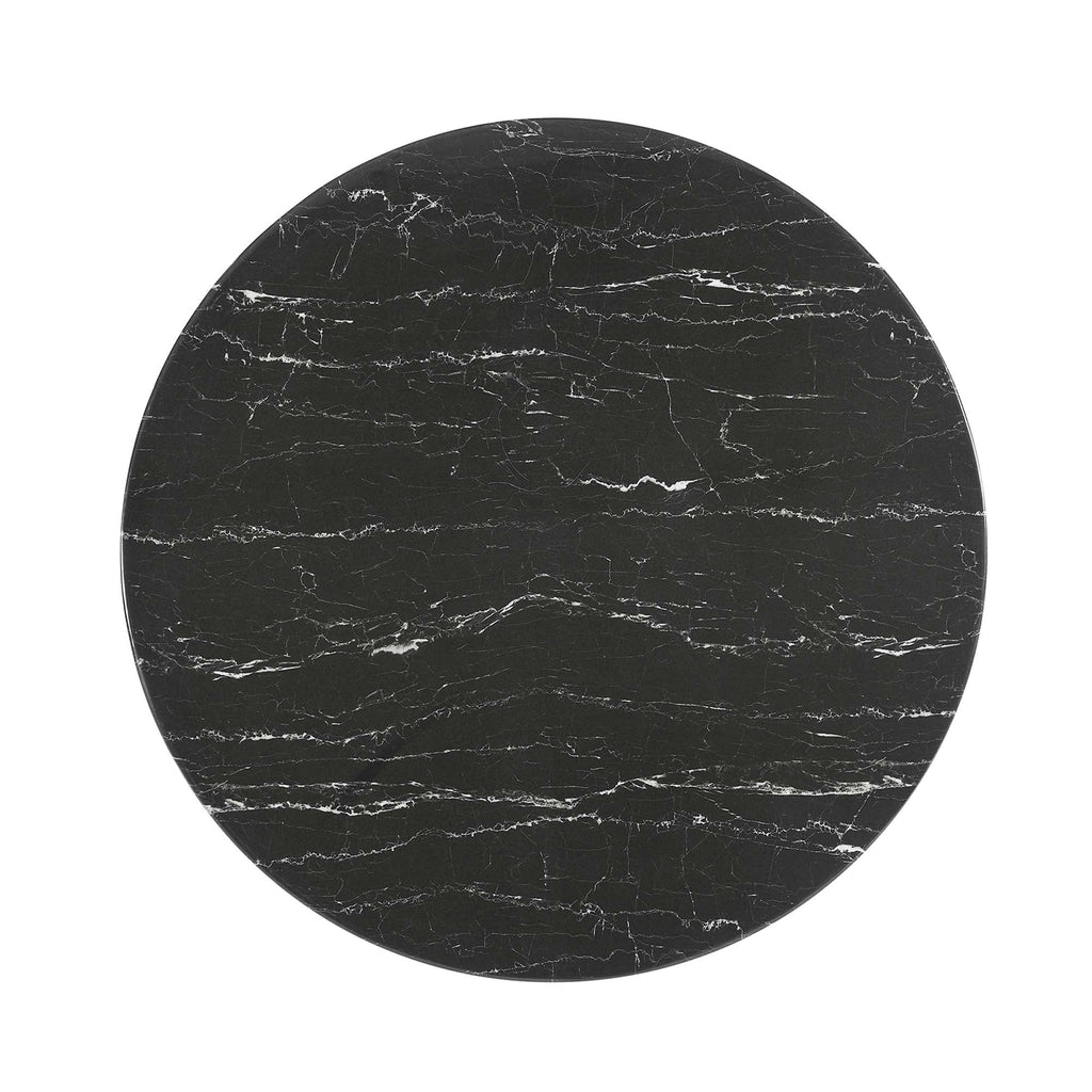 Lippa 40" Round Faux Marble Dining Table by Modway - EEI-4876