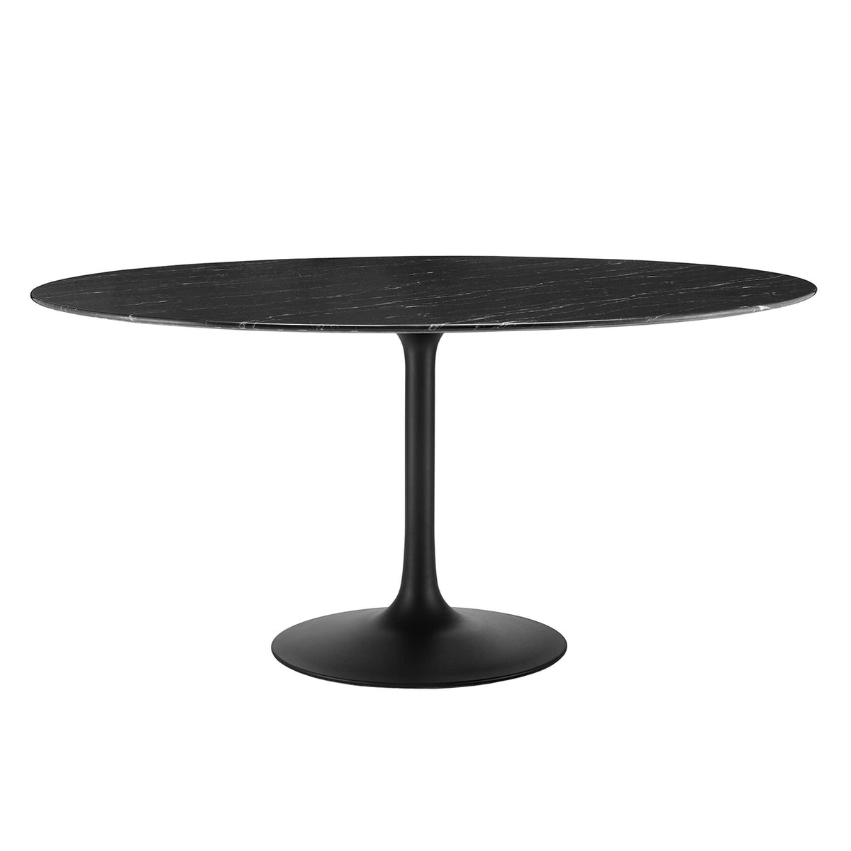 Lippa 60" Round Faux Marble Dining Table by Modway - EEI-4879