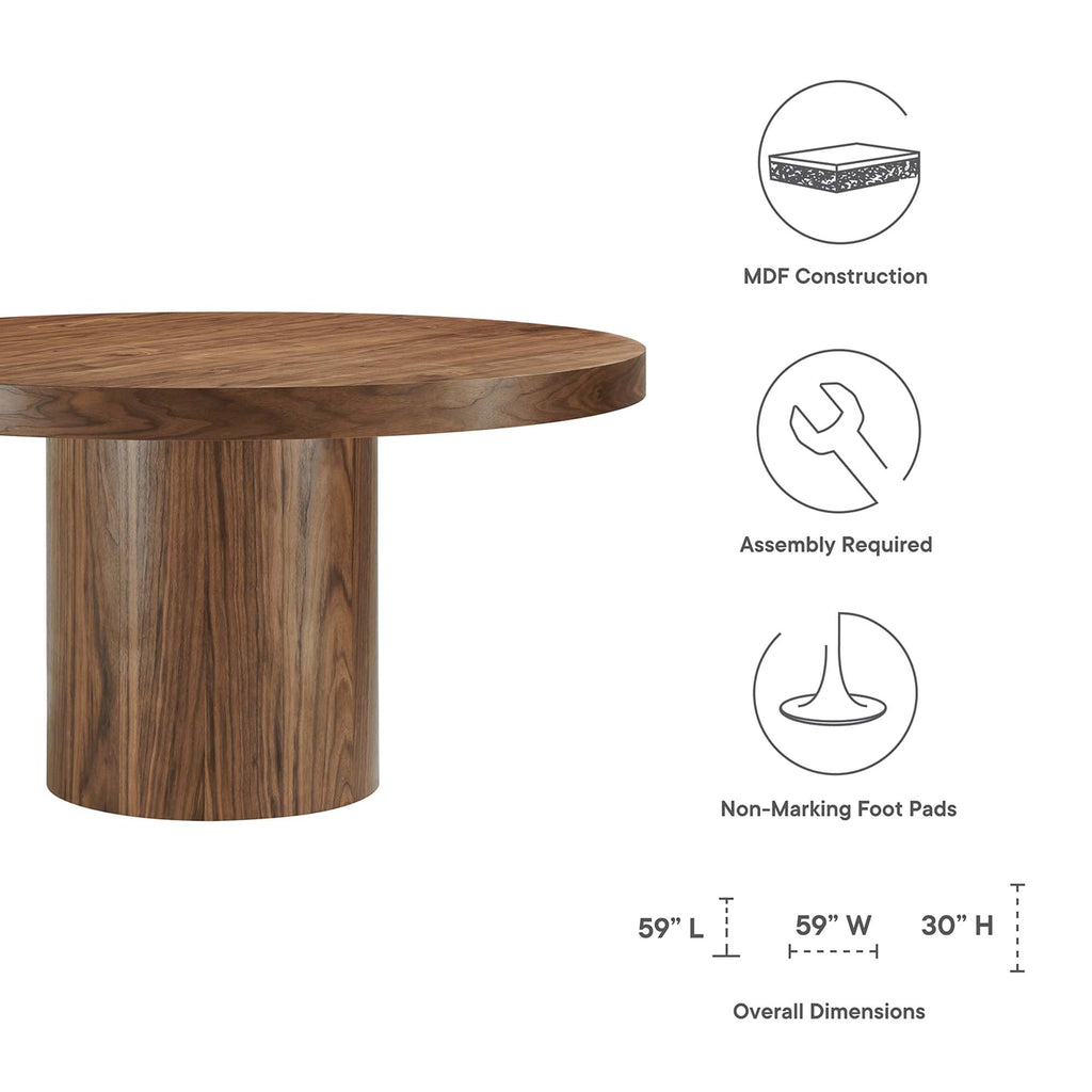 Gratify 60" Round Dining Table by Modway - EEI-4911