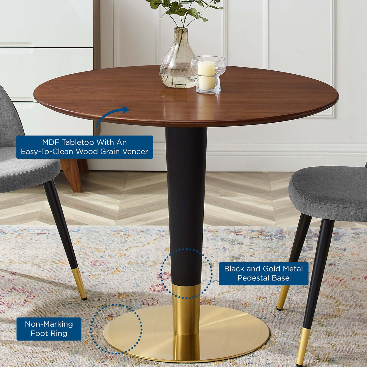 Zinque 36" Dining Table by Modway - EEI-5123