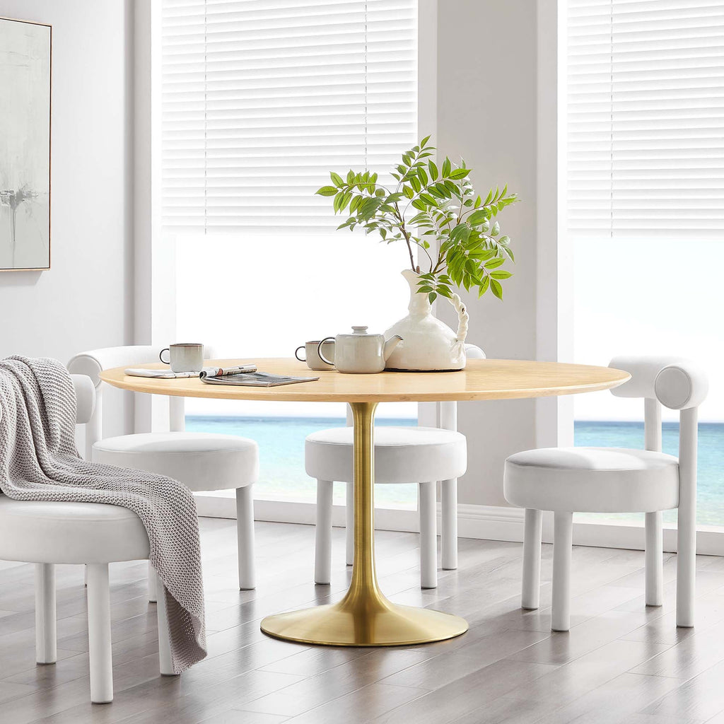 Lippa 60" Round Wood Dining Table by Modway - EEI-5233